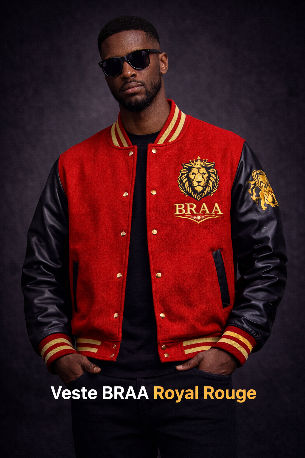 Veste BRAA Royal Lion – Collection Prestige Congo