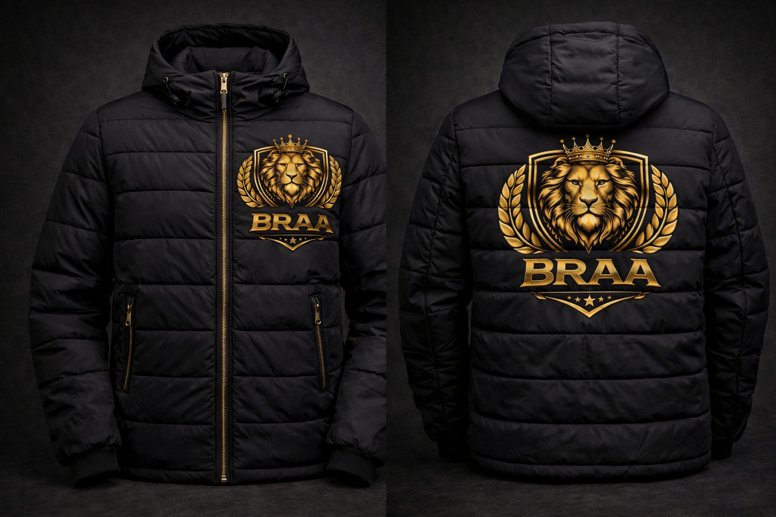 Doudoune BRAA Lion Premium – Collection Royale