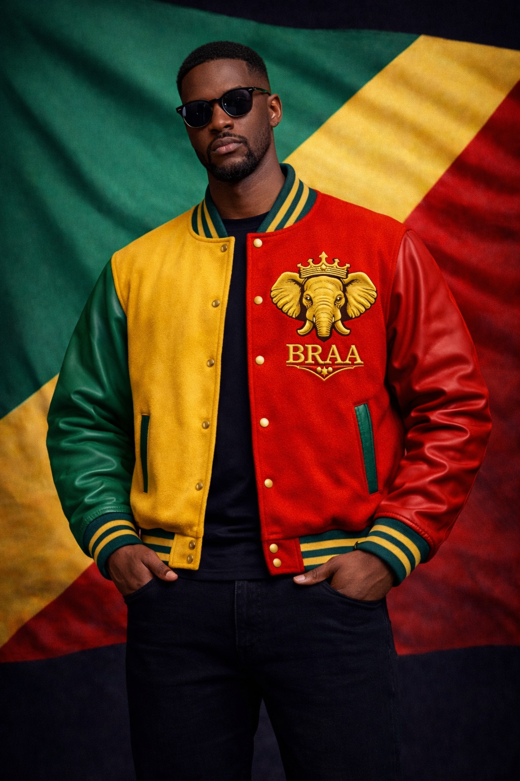 Veste BRAA Royal Lion – Collection Prestige Congo